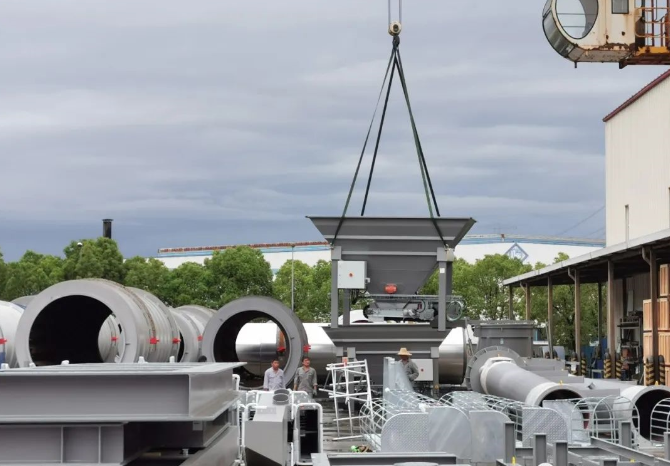 水泥設備 大件物流 楚基物流項目運輸